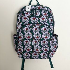 Vera Bradley Essential Large Backpack Lotus Sea Moss Retired Exact Ultralight